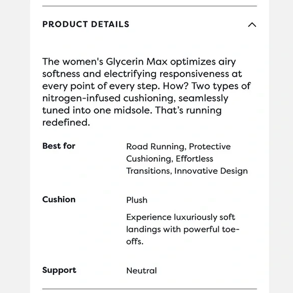 Brooks Women’s Glycerin Max Running Shoes- Size 8.5 - Picture 9 of 9